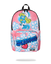 SPACE JUNK SMURFETTE GRAFFITI FLOWERS BACKPACK