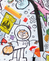 SPONGEBOB HANDRAWN CHARACTER TROLLEY BACKPACK