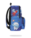 SPACE JUNK SMURFS PAINTING PLANETS BACKPACK
