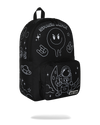 SPACE JUNK BW MINIMALIST LINEART BACKPACK