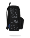SPACE JUNK BW MINIMALIST LINEART BACKPACK
