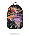 SPACE JUNK ORANGE GRAFFITI BACKPACK