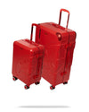 22" RED MOLDED SHARK MOUTH CARRY-ON LUGGAGE