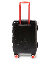 22" BLACK MOLDED SHARK MOUTH CARRY-ON LUGGAGE